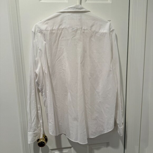 Frank & Eileen White Featherweight Eileen relaxed fit button up shirt size Large - Picture 6 of 6